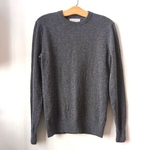 Everlane Cashmere Crewneck Sweater, Grey, XS